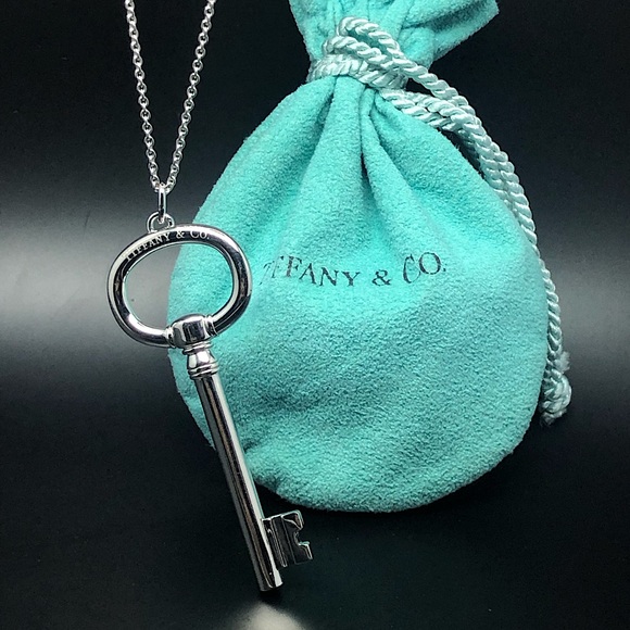 tiffany and co key necklace